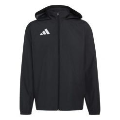 Kurtka adidas Entrada 26. Białe kurtki męskie Adidas, bez wzorów, z materiału, klasyczne, bez kaptura. Za 121.99 zł.