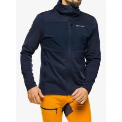 Bluza z kapturem męska Montane Fury XT Hoodie. Niebieskie bluzy męskie Montane, na zimę, l, bez wzorów, z kapturem, narciarskie. Za 508.99 zł.