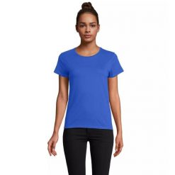 Koszulka damska Sol's Crusader. Niebieskie bluzki damskie SOL'S, s, bez wzorów, bez kołnierzyka, bez ramiączek. Za 27.00 zł.