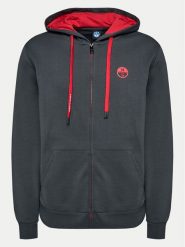 North Sails Bluza 691224 Szary Regular Fit. Szare bluzy męskie North Sails, m, bez wzorów, z bawełny, bez ramiączek, bez kaptura. Za 469.99 zł.