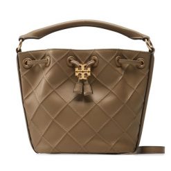 Torebka Tory Burch. Brązowe torebki do ręki damskie Tory Burch, bez wzorów, bez dodatków. Za 2,009.00 zł.
