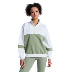 Bluza dla Kobiety ESS ENERGY NEW Zielony. Zielone bluzy damskie Roxy, bez wzorów, z bawełny, casualowe, bez ramiączek, bez kaptura. Za 319.99 zł.
