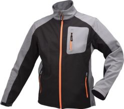 Kurtka męska Yato YT.SOFTSHELL JACKET BLACK AND GRAY SIZE. S. Czarne kurtki męskie YATO, m, bez wzorów, z softshellu, bez kaptura. Za 114.48 zł.