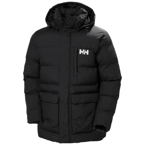 Parka Helly Hansen Vardo. Czarne parki męskie Helly Hansen, na zimę, s, bez wzorów, z dzianiny, bez kołnierzyka, bez kaptura. Za 1,165.00 zł.