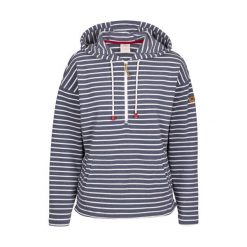 Trespass Softly - Damska swobodna bluza z kapturem, granatowa. Niebieskie bluzy damskie Trespass, na zimę, bez wzorów, bez ramiączek, z kapturem. Za 301.99 zł.