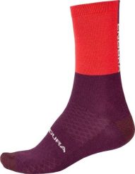 Skarpety zimowe Endura Baabaa Merino Granat. Czerwone skarpety męskie ENDURA, bez wzorów, z materiału. Za 73.99 zł.