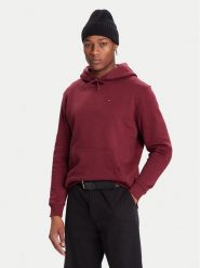 Tommy Jeans Bluza DM0DM20742 Bordowy Relaxed Fit. Czerwone bluzy męskie Tommy Jeans, m, bez wzorów, z bawełny, bez ramiączek, bez kaptura. Za 299.99 zł.