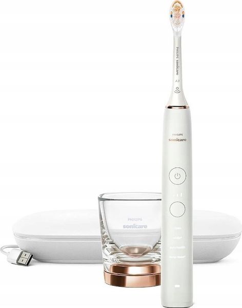Szczoteczka Philips Sonicare DiamondClean 9000 HX9911/23 Biała. Białe szczoteczki elektryczne Philips. Za 798.61 zł.