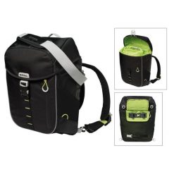 Wodoodporny plecak i pasek na ramię Basil miles daypack 17L. Czarne plecaki męskie BASIL, bez wzorów, sportowe. Za 359.95 zł.