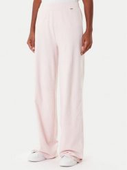 Guess Spodnie dresowe O4BB02 K7611 Różowy Regular Fit. Czerwone spodnie dresowe damskie Guess, z aplikacjami, z bawełny. Za 189.99 zł.