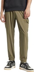 Spodnie męskie adidas Essentials Small Logo Cargo oliwkowe JD1824 M. Zielone spodnie sportowe męskie Adidas, m, bez wzorów. Za 346.44 zł.