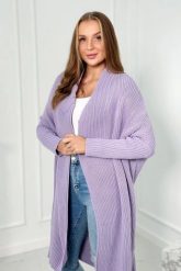 Sweter z rękawami typu nietoperz fioletowy. Fioletowe swetry nierozpinane damskie KESI, l, bez wzorów, z wełny, bez kołnierzyka, plus size, bez ramiączek. Za 178.78 zł.