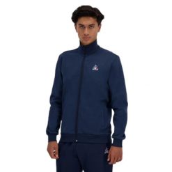 Bluza z pełnym zamkiem błyskawicznym Le Coq Sportif Essential N°1. Niebieskie bluzy męskie le coq sportif, m, bez wzorów, bez ramiączek, bez kaptura. Za 381.45 zł.