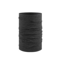 Chusta wielofunkcyjna z wełny merynosów Buff Merino Lightweight. Szare szaliki męskie Buff, bez wzorów, z wełny. Za 97.99 zł.