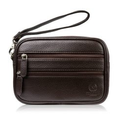 Saszetka męska skórzana do ręki brązowa Paolo Peruzzi T-129-BR. Brązowe saszetki i nerki męskie ze skóry, do ręki. Za 129.00 zł.