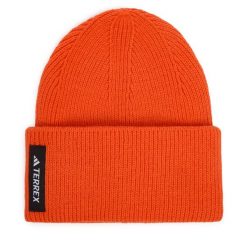 Czapka adidas. Brązowe czapki męskie Adidas, na zimę, bez wzorów. Za 109.99 zł.