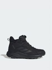 Adidas Trekkingi Terrex Anylander Leather Mid Climaproof Hiking Shoes KH8875 Czarny. Czarne botki męskie Adidas, bez wzorów, ze skóry, bez obcasa, bez zapięcia. Za 479.99 zł.