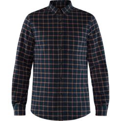 Koszula turystyczna męska Fjallraven Ovik Flannel Shirt. Niebieskie koszule męskie Fjällräven, m, bez wzorów, z bawełny, klasyczne, bez kołnierzyka, bez ramiączek. Za 450.85 zł.