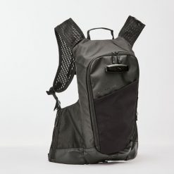 Plecak z bukłakiem na rower MTB Rockrider Expl 7 l/2 l wody. Czarne plecaki damskie ROCKRIDER, bez wzorów, z materiału, sportowe. Za 189.99 zł.