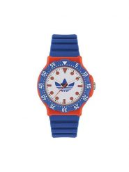 Adidas Zegarek Discoverer Two AOSY25513 Niebieski. Niebieskie, analogowe zegarki męskie Adidas, bez wzorów. Za 399.99 zł.