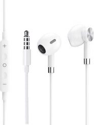 Słuchawki Samsung Dawnkey Magnetic Earphone, 3,5mm wtyk, White. Białe słuchawki douszne SAMSUNG. Za 53.81 zł.