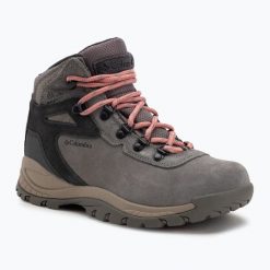 Buty trekkingowe damskie Columbia Newton Ridge Plus Wp Amped. Fioletowe obuwie trekkingowe damskie Columbia, bez zapięcia. Za 429.99 zł.