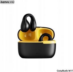 Słuchawki Remax Słuchawki Bluetooth REMAX TWS W11 BT 5.3 BLACK/YELLOW. Czarne słuchawki bezprzewodowe REMAX. Za 66.99 zł.