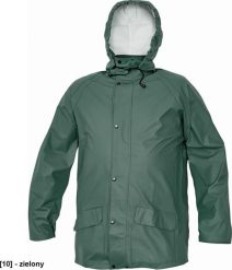 Kurtka męska CERVA SIRET SET - kombinezon - zielony L. Zielone kurtki męskie CERVA, l, bez wzorów, bez kaptura. Za 171.48 zł.