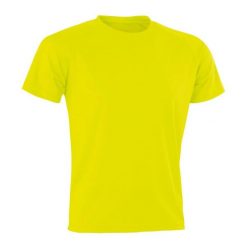 Koszulka AirCool Dla Dorosłych Unisex. Żółte bluzki damskie SPIRO, xl, bez wzorów, sportowe, bez kołnierzyka, bez ramiączek. Za 38.99 zł.