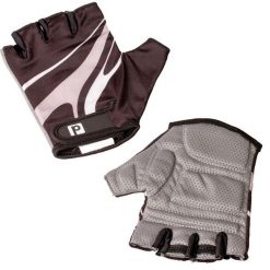 Rękawiczki rowerowe bez palców Profex XS/S wzmacniane szare. Szare rękawiczki damskie PROFESSIONAL'S CHOICE, bez wzorów. Za 14.99 zł.