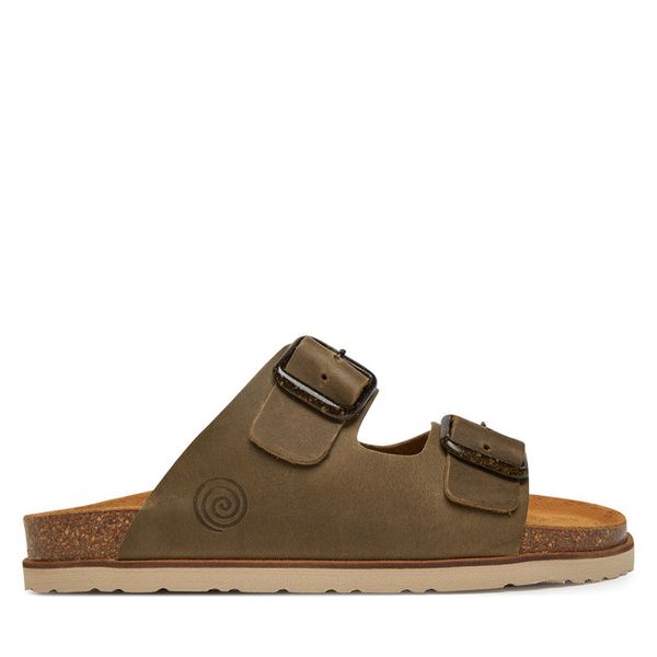 Klapki Dr. Brinkmann. Brązowe klapki damskie Dr. Brinkmann, bez wzorów, bez obcasa, bez zapięcia. Za 269.99 zł.