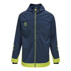 Kurtka Hummel hmlLEAD all weather. Niebieskie kurtki męskie Hummel, m, bez wzorów, sportowe, bez kaptura. W wyprzedaży za 178.50 zł.