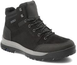 Buty trekkingowe męskie Rieker Booties Czarne 45 (30301-00). Czarne trekkingi męskie Rieker, bez zapięcia. Za 413.18 zł.