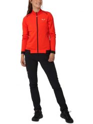 Bluza polarowa turystyczna damska Salewa Pedroc PL 2 W Jacket. Czerwone bluzy damskie Salewa, s, bez wzorów, z materiału, bez ramiączek, bez kaptura. Za 477.05 zł.