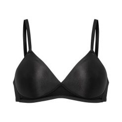 Triumph Biustonosz Soft Sensation czarny female czarny 70A. Czarne bielizna sportowa damska Triumph, bez wzorów, z jedwabiu. Za 159.00 zł.