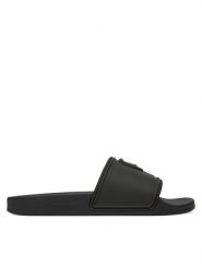 KARL LAGERFELD Klapki KL70009 Czarny. Czarne klapki męskie KARL LAGERFELD, bez wzorów, z tworzywa sztucznego, bez zapięcia. Za 239.99 zł.