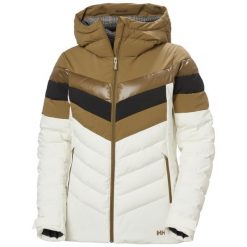 Damska kurtka puchowa Helly Hansen Imperial Puffy. Brązowe kurtki sportowe damskie Helly Hansen, na zimę, bez wzorów, z puchu, bez ramiączek, bez kaptura, narciarskie. Za 1,399.00 zł.