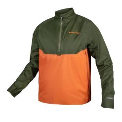 Wodoodporna kurtka typu pull-on Endura MT500 Lite. Brązowe kurtki męskie ENDURA, m, bez wzorów, z lycry, bez kaptura. Za 510.99 zł.