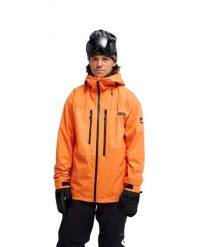 Kurtka śniegowa techniczna dla Mężczyzn ULTRALIGHT STRETCH 20K Pomarańczowy. Brązowe kurtki męskie Quiksilver, na zimę, m, bez wzorów, z materiału, bez kaptura. Za 1,549.99 zł.