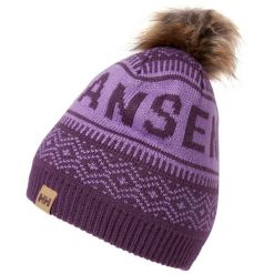 Czapka zimowa unisex Helly Hansen Champow Beanie. Fioletowe czapki damskie Helly Hansen, na zimę, bez wzorów, sportowe. Za 64.99 zł.