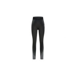 Legginsy termoaktywne damskie Odlo Blackcomb Eco BL Bottom Long. Czarne legginsy damskie ODLO, bez wzorów. Za 359.99 zł.