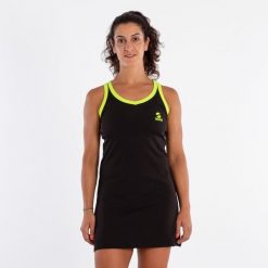 SOFTEE Atenea krótka sukienka bez rękawów. Niebieskie sukienki damskie Softee, na co dzień, na lato, xs, bez wzorów, sportowe, bez kołnierzyka, bez ramiączek, mini, sportowe. Za 206.99 zł.