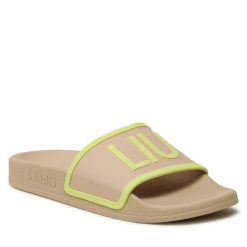 Klapki Liu Jo. Brązowe klapki damskie Liu Jo, bez wzorów, bez obcasa, bez zapięcia. Za 199.99 zł.
