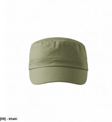 MALFINI - ADLER - Czapka unisex, 230 g/m, 100 % bawełna - nastawialna khaki. Brązowe czapki damskie MALFINI, bez wzorów, z bawełny. Za 5.65 zł.