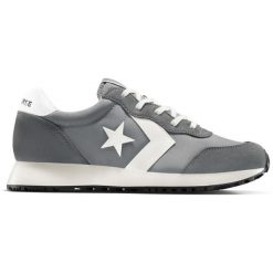 Buty sportowe Converse Omega Trainer. Szare obuwie sportowe damskie Converse, bez wzorów, z zamszu, bez zapięcia. Za 390.00 zł.
