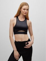 Hugo Top 50483533 Czarny Extra Slim Fit. Czarne topy damskie Hugo, m, bez wzorów, z syntetyku, bez kołnierzyka, bez ramiączek. Za 349.99 zł.