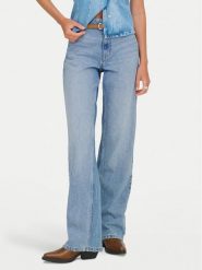 ONLY Jeansy Maddie 15361576 Niebieski Wide Leg. Niebieskie jeansy damskie ONLY, bez wzorów, z bawełny. Za 189.99 zł.