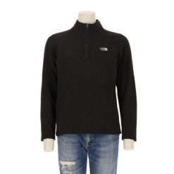Damska czarna bluza polarowa TNF. Czarne bluzy damskie The North Face, l, bez wzorów, z materiału, eleganckie, bez ramiączek, bez kaptura. Za 127.76 zł.
