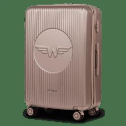 Walizka duża Wings Swallow 3.0 CHAMPAGNE 28". Brązowe walizki damskie Wings, bez wzorów, z kauczuku, duże. Za 269.90 zł.