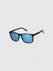 4F Okulary przeciwsłoneczne z powłoką lustrzaną uniseks - czarne Uniwersalny. Czarne okulary przeciwsłoneczne damskie 4F. Za 69.99 zł.
